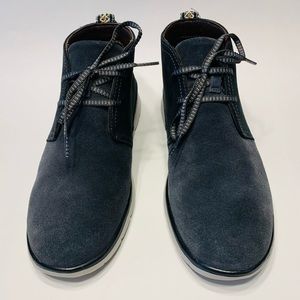 UGG Freamon waterproof blue-grey suede chukka, men’s size 8